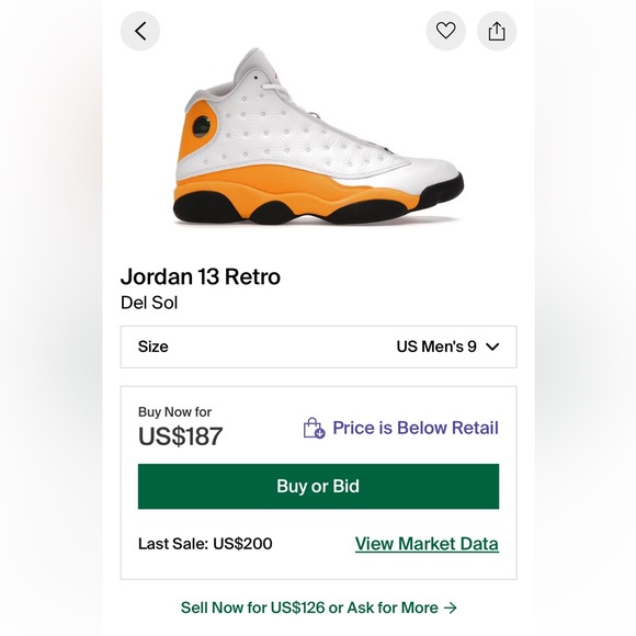 Jordan 13 Retro Del Sol - Picture 9 of 9